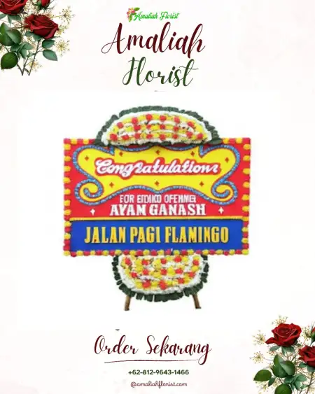 Sewa Papan Bunga Caruy